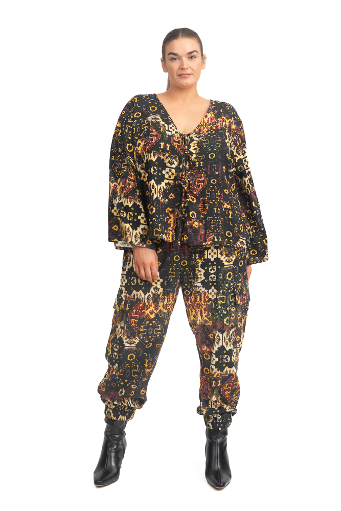Tie Front Top Mystique Shimmer (FINAL SALE)
